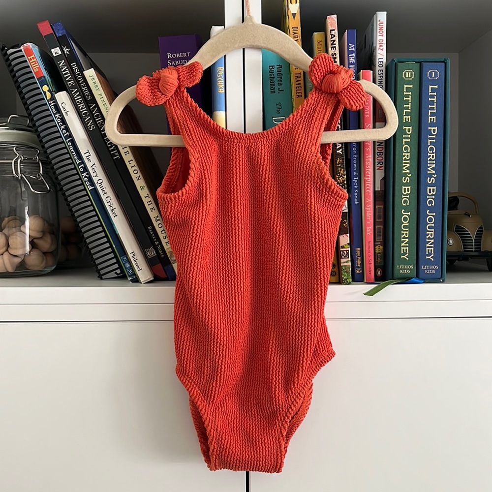 Cat & Jack | One Piece Textured Bow Swimsuit